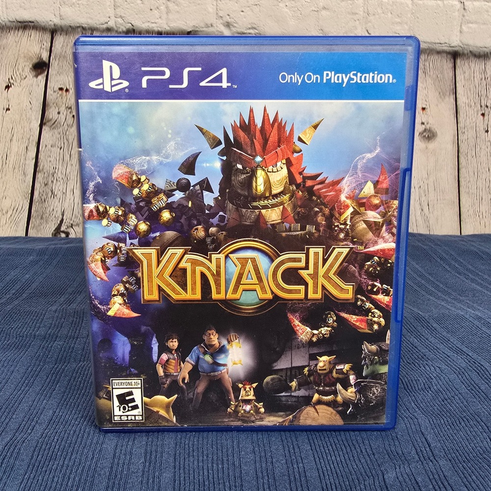 Knack Sony PlayStation 4 PS4 Action Platformer Game CUSA-00068 Everyone 10+